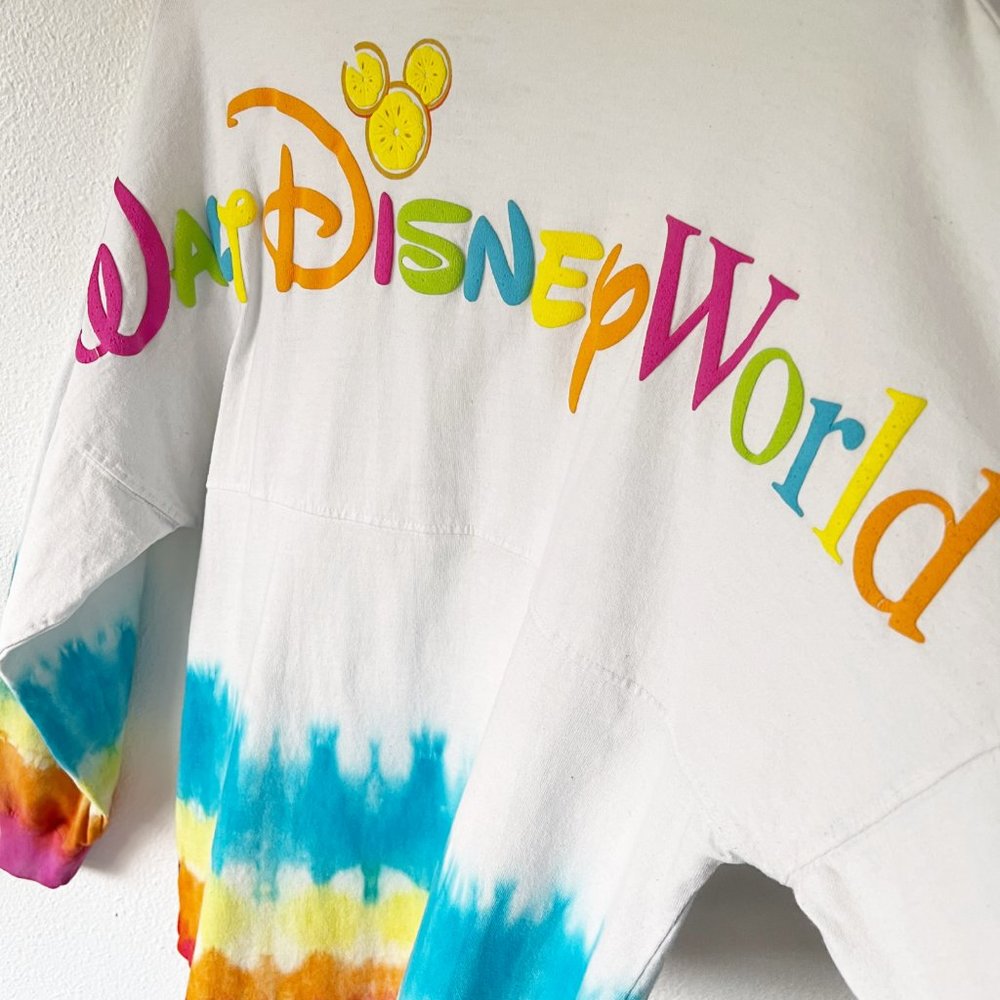 WALT DISNEY SPIRIT JERSEY Unisex World Lemon  Disney Parks Citrus Size Small - Picture 3 of 14